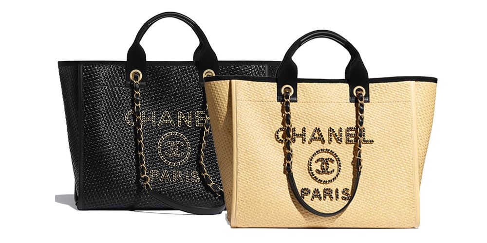 CHANEL Deauville Woven Chain Leather Logo Bag售價HK$36,300。每逢春夏必搶的Deauville Bag,自2013年誕生後大受歡迎。 CHANEL Deauville Woven Chain Leather Logo Bag售價HK$36,300。每逢春夏必搶的Deauville Bag,自2013年誕生後大受歡迎。