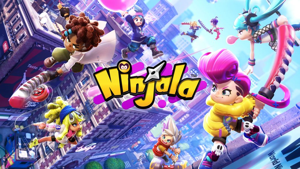 第5位《Ninjala》對戰忍者泡泡糖動作遊戲，玩家可穿梭縱橫四方高低差舞台，還能變化各式武器與攻擊等。通過破壞出現於舞台中的「無人機」，或者打敗對手即可得分，以第1為目標，在最多支援8人同樂的Battle Royal中取勝。