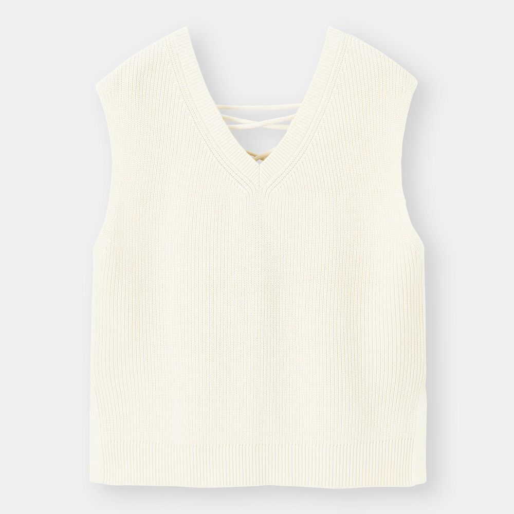 Back lace up knit vest $99 原價 $179
