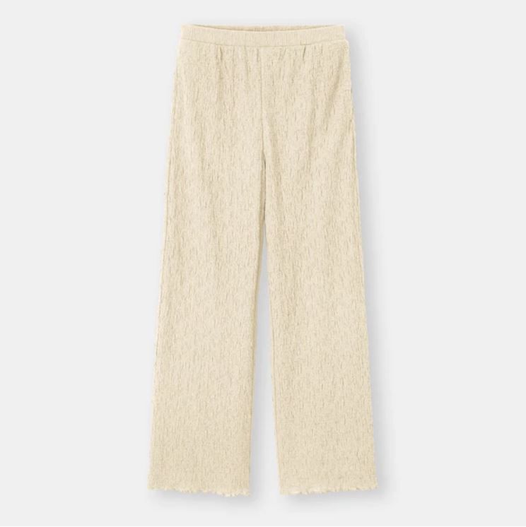 Random Shirring Straight Pants日元¥1,990 30 NATURAL