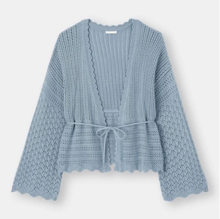 Lacy Knit Cardigan日元¥1,990 62 BLUE