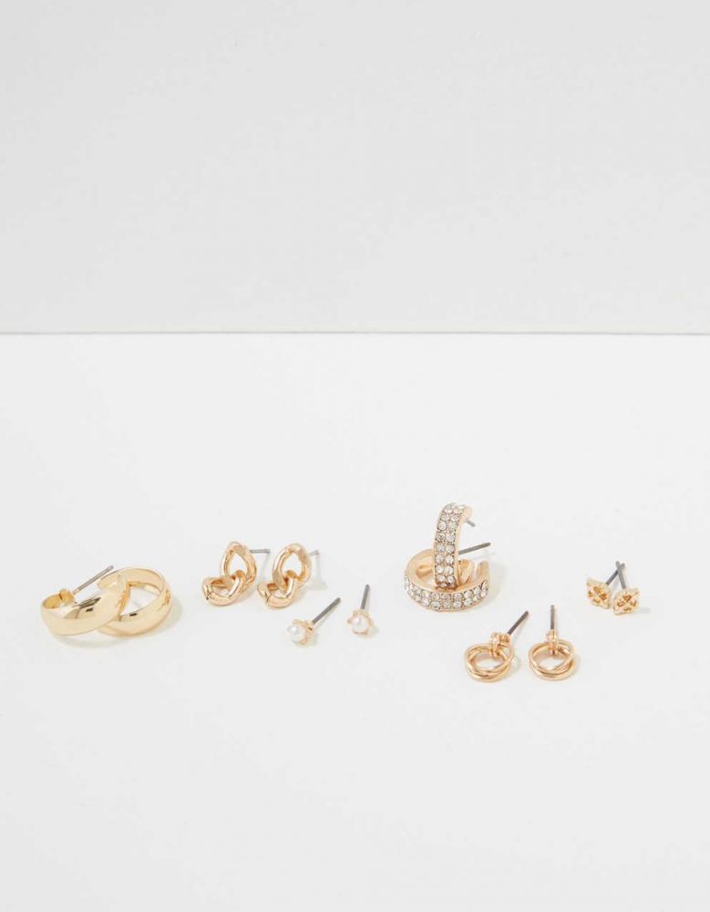 AEO迷你圈形耳環6件套 | 原價：HK$150/現售：HK$109