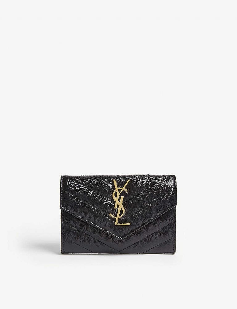 Monogram logo matelassé leather wallet ｜網售︰$2950