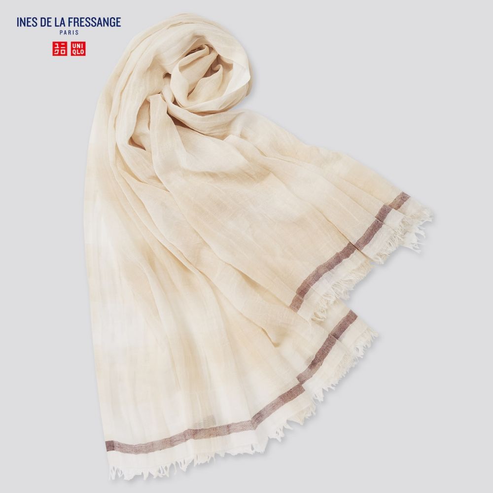 INES DE LA FRESSANGE 棉麻圍巾 (原價：HK$149/特價：HK$99)