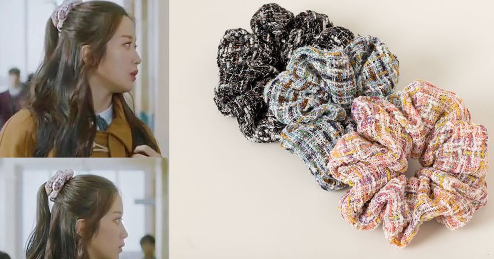 TWEED SCRUNCHIE｜ ₩26,000