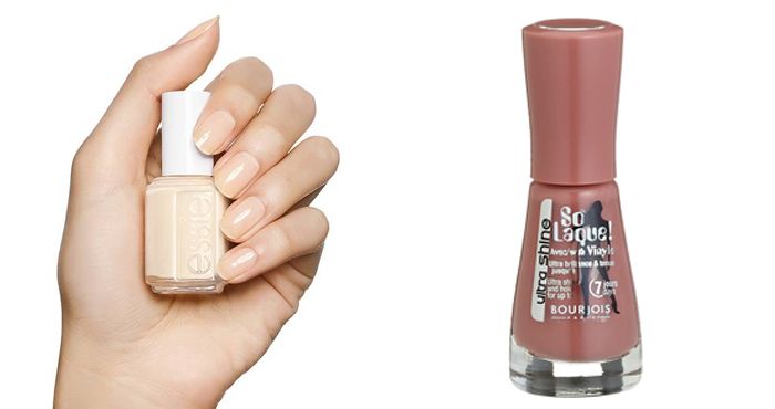 Essie Allure色號的超透明白色指甲油 US$9 ，Bourjois So Laque Ultra Shine #27號色 價格以官方為準。凱特王妃喜歡整潔的美甲，她在婚禮上混合了這兩種指甲油的顔色，搽在指甲上。
