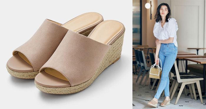 Comfort jute mules $199