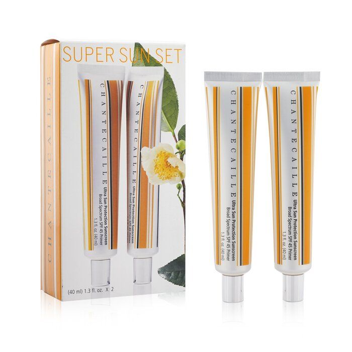 CHANTECAILLE   Super Sun Set: 2x Ultra Sun Protection Sunscreen SPF 45 Primer 40ml  建議零售價: $1,057.50 ｜特價精選及香港專享8折後：$764.40