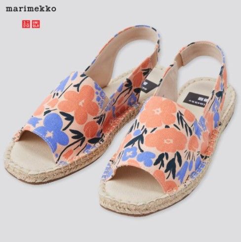 UNIQLO x Marimekko LIMITED EDITION COLLECTION 帆布涼鞋 | HK$199