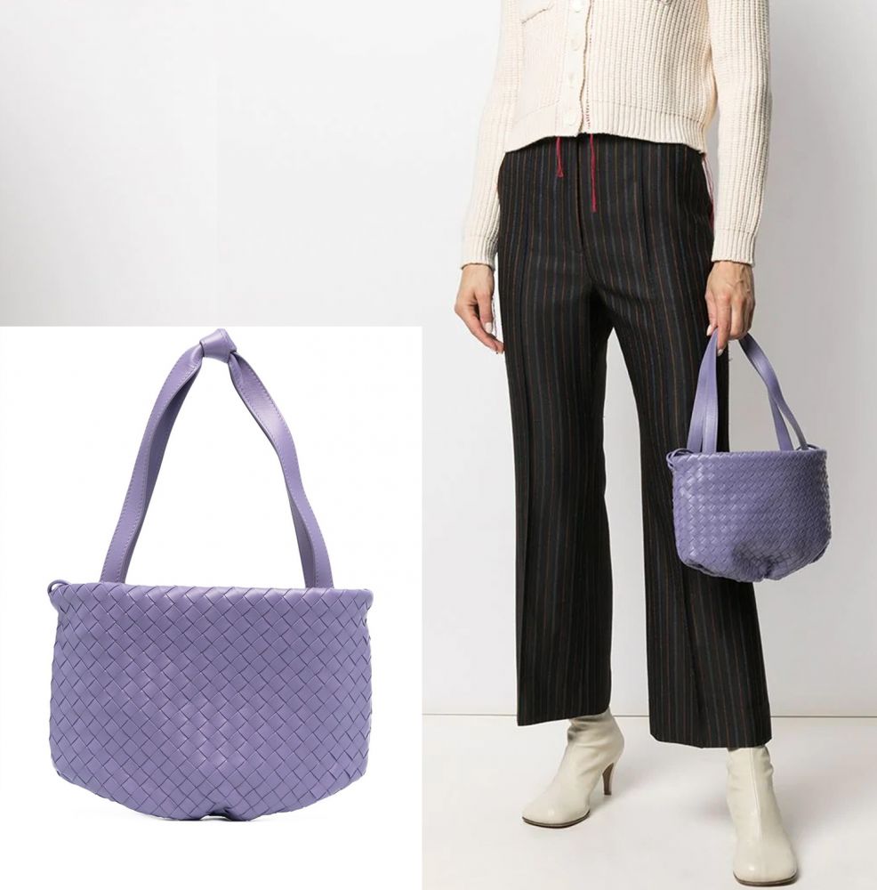 Intrecciato-weave tote bag：原價：HK$14,800｜現售：HK$11,840