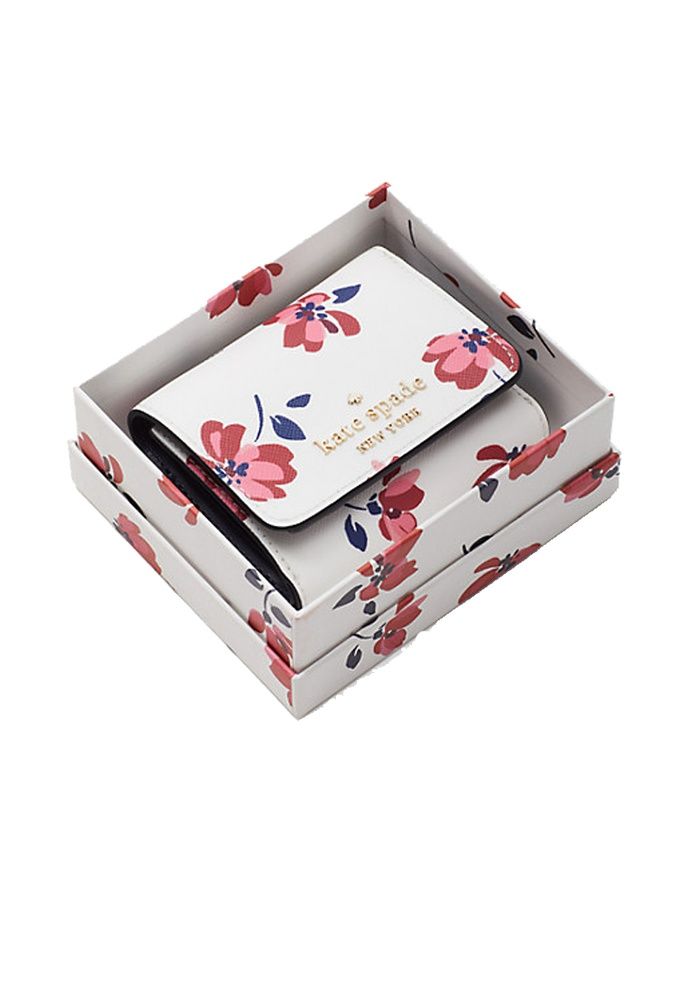 Kate Spade Staci Tea Garden Toss Boxed Small Trifold Continental Wallet WLR00504   原價： HK$ 1,800  | 現售：HK$ 998（55折）