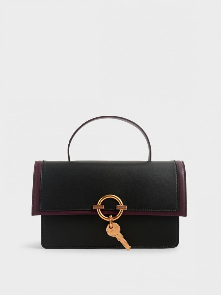 鑰匙造型手提包 - 黑色 | 原價 HK$ 569 | 32% Off優惠價 HK$ 389