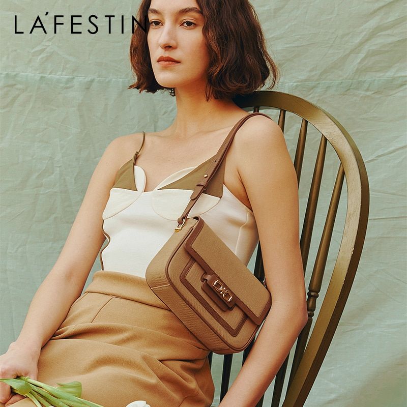 LAFESTIN Designer handbag Lera (Brown)｜US$92.4