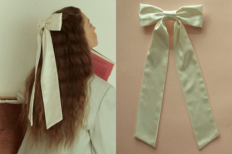 Long Satin Ribbon Hair Pin｜HK$653.82