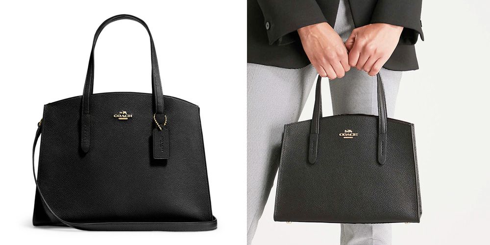 COACH Leather Charlie Tote Bag  原價 HK$3,367 | 特價 HK$2,357  香港官網價 HK$3200【73折】