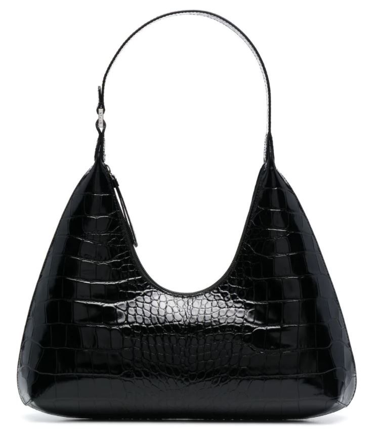 BY FAR Amber crocodile-embossed shoulder bag 原價 HK$5,148 (10% Off) 現價 HK$4,633