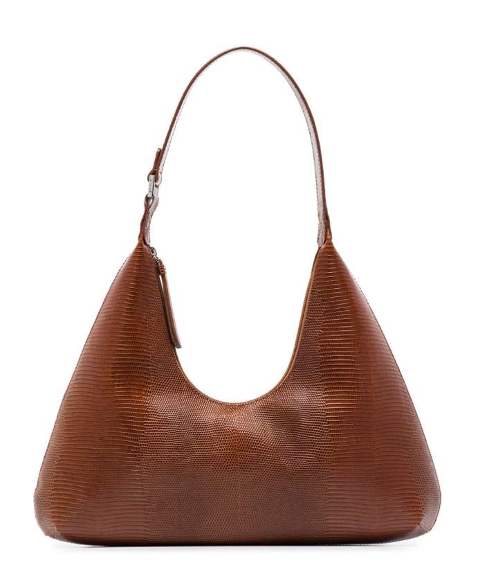 BY FAR Amber lizard-skin effect shoulder bag 原價 HK$5,234 (20% Off) 現價 HK$4,187