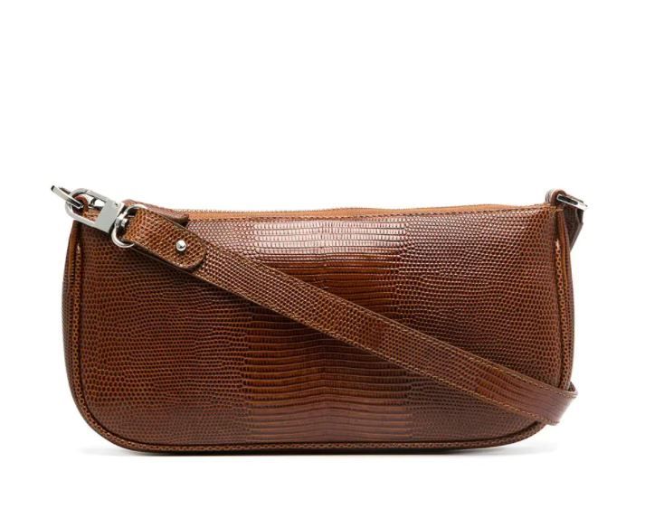 BY FAR Miranda crocodile-embossed shoulder bag 原價 HK$2,732 (20% Off) 現價 HK$2157