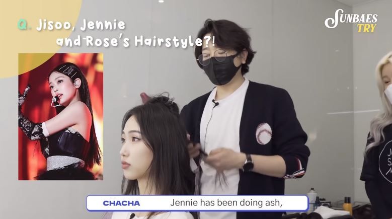 他透露，Jennie的膚色更適合帶點灰調霧面的深色髮色，，因此她出道至今多年，都喜歡以灰調棕色、黑髮造型示人。