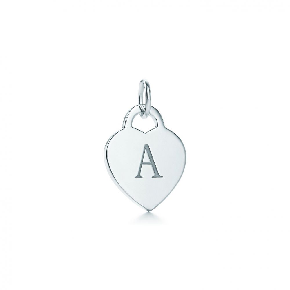 TIFFANY & CO.  純銀字母「A」心形吊飾   價格以官方為準 