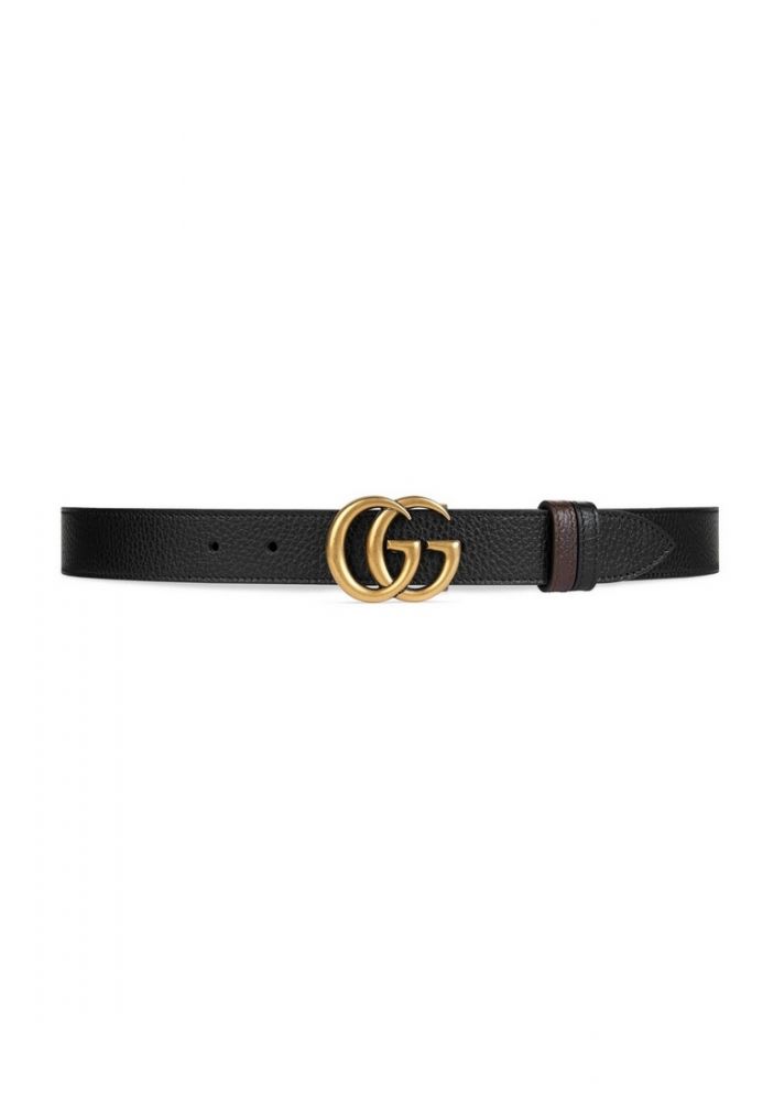 Reversible Double G Belt in Black for UNISEX  網店原價 HK$ 5,850｜網店折後 HK$ 4,970