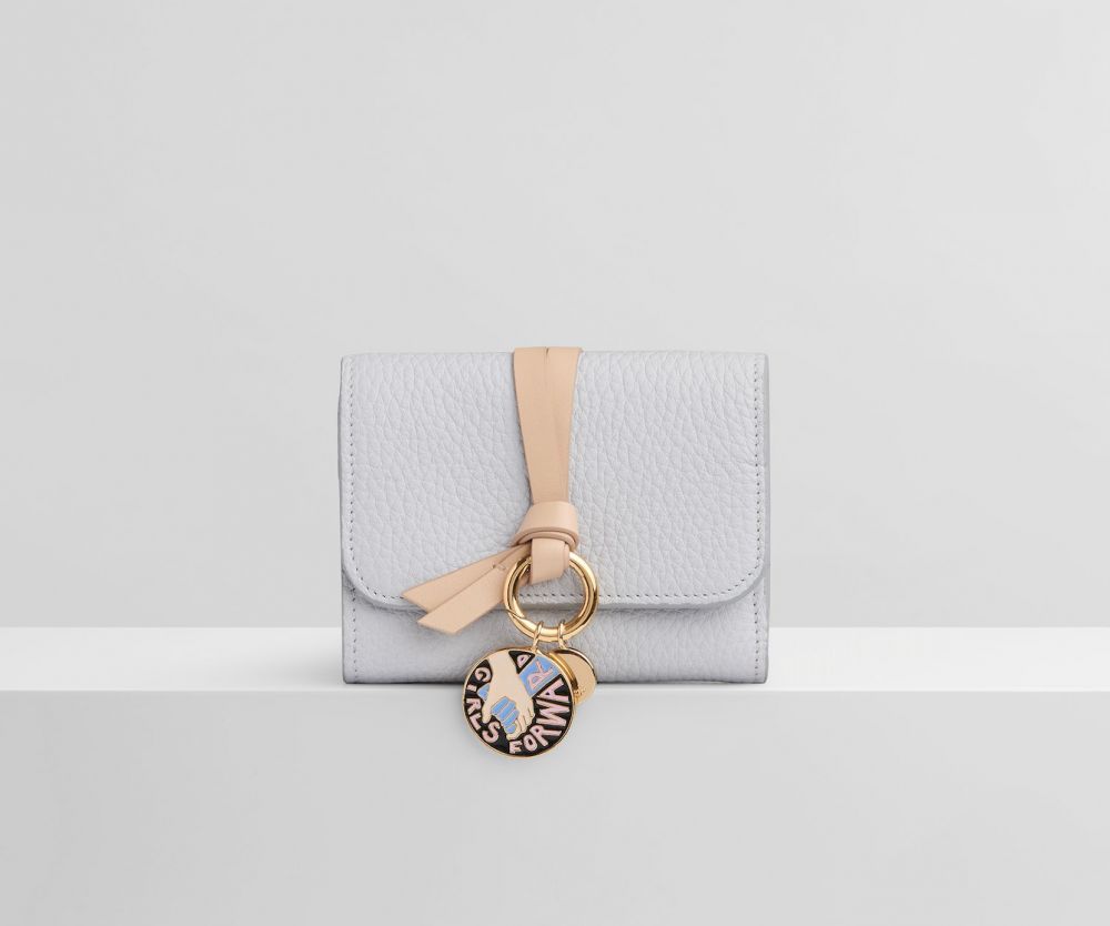 Chloé Chloé for UNICEF Alphabet mini tri-fold wallet in grained and smooth calfskin  HK$ 4,100