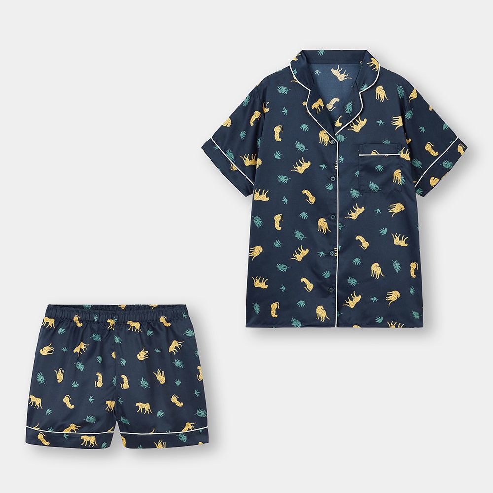 Satin pajama shorts(cheetah) 原價 $179 ｜ 現售$149