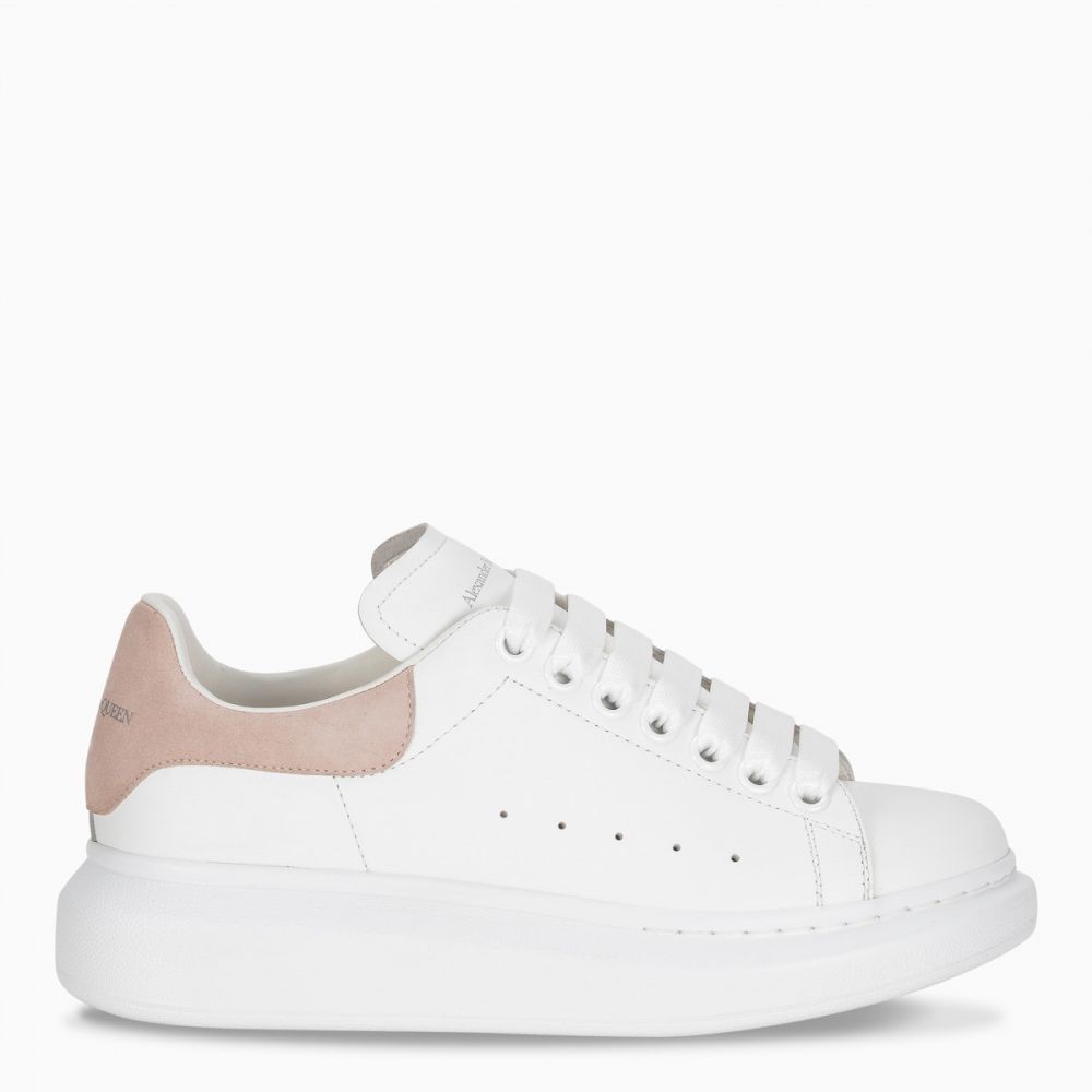 ALEXANDER MCQUEEN White & Pink Oversized Sneakers 網購價HK$ 3800 | 香港官網售價 HK$ 4600