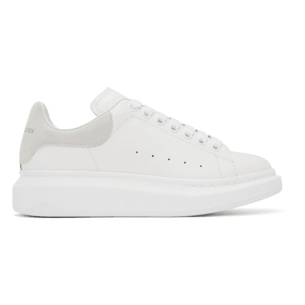 ALEXANDER MCQUEEN White & Off-White Oversized Sneakers 網購價HK$ 3290 | 香港官網售價 HK$ 4600