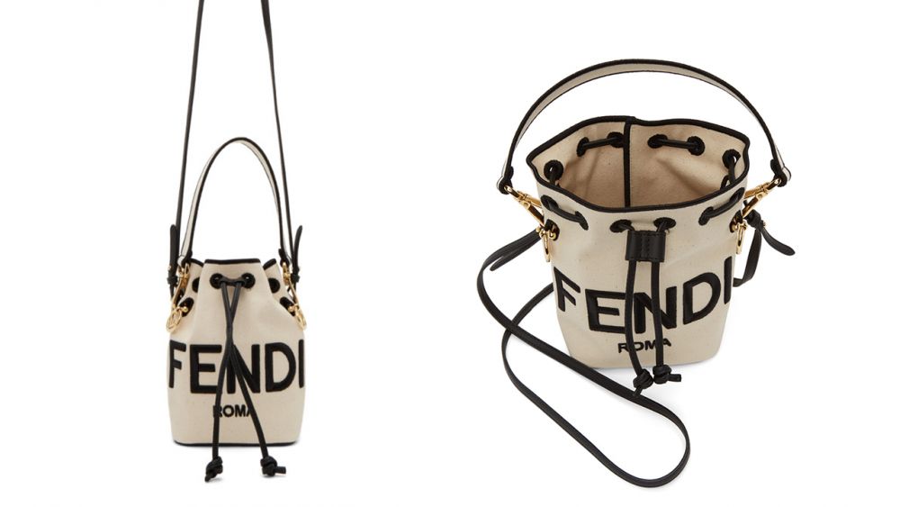 Beige Mini 'King Fendi' Mon Trésor Bucket Bag   原價 HK$ 12200 | 13% OFF 優惠價 HK$ 10614