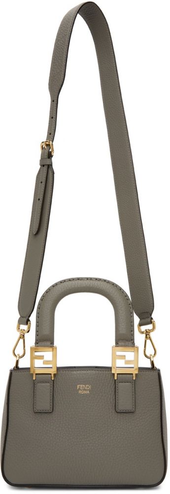 Grey Mini 'Forever Fendi' Bag | 原價 HK$ 16800 | 34% OFF 優惠價 HK$ 11088