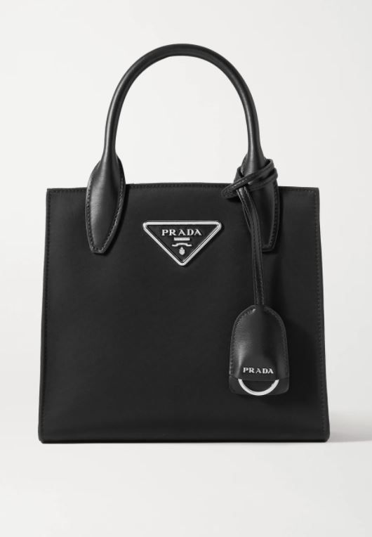 PRADA Tessuto Vitalo leather-trimmed nylon tote 網購價 £1,170；折合港幣約 $ 12,385