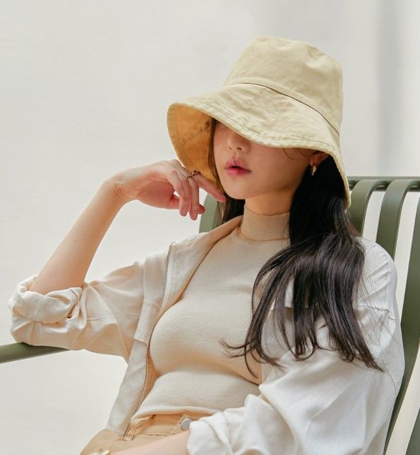 haon basic cotton bucket hat｜17,000 won