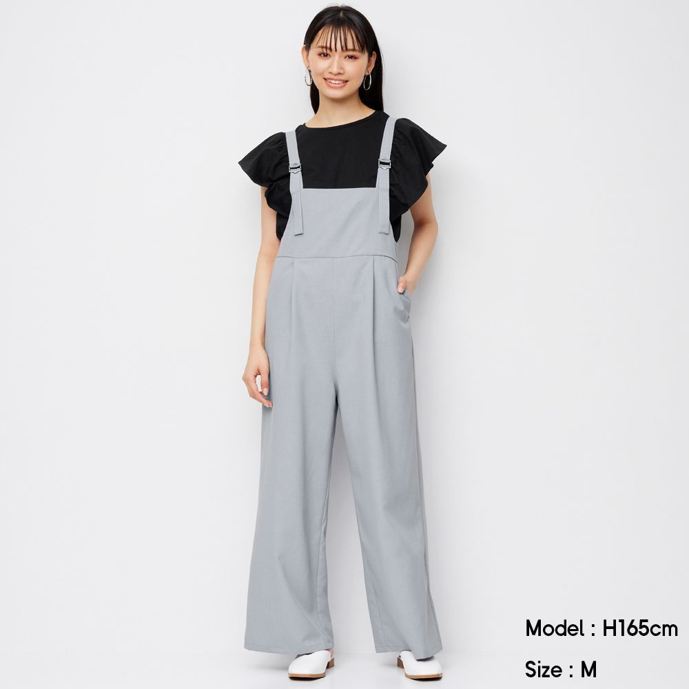 Wide overalls with buckles原價：HK$179/特價：HK$99