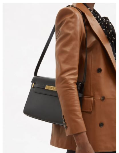 SAINT LAURENT Manhattan leather shoulder bag 原價HK$17,900 | 快閃8折：HK$12,960 | 香港官網售價 HK$18,900