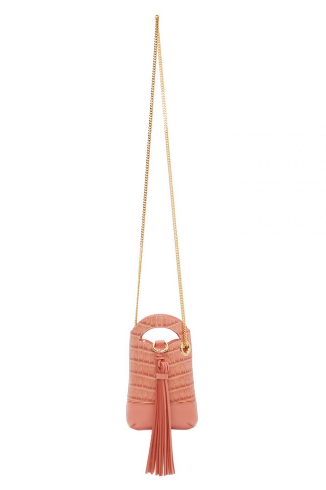 Pink Croc Small Walden Bag | 原價 HK$ 6100 | 53% OFF 現售 HK$ 2868