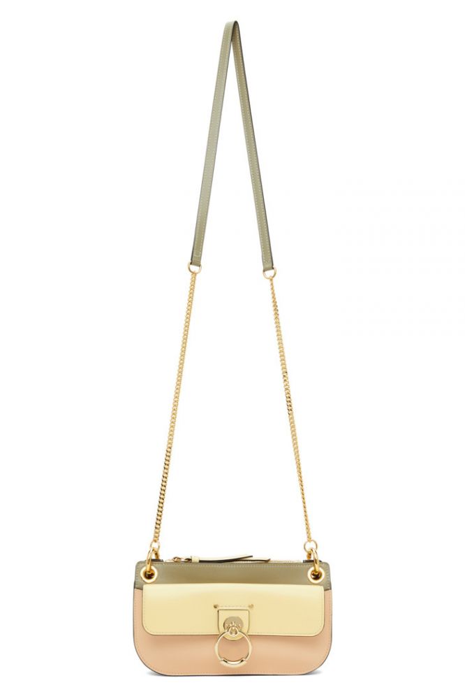 Yellow & Khaki Small Tess Bag | 原價 HK$ 6300 | 42% OFF 現售 HK$ 3654