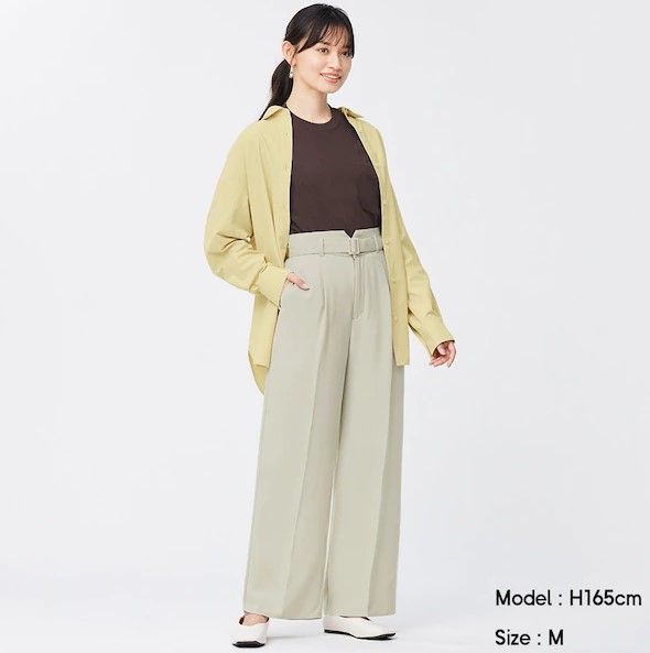 Belted wide pants｜¥2,490