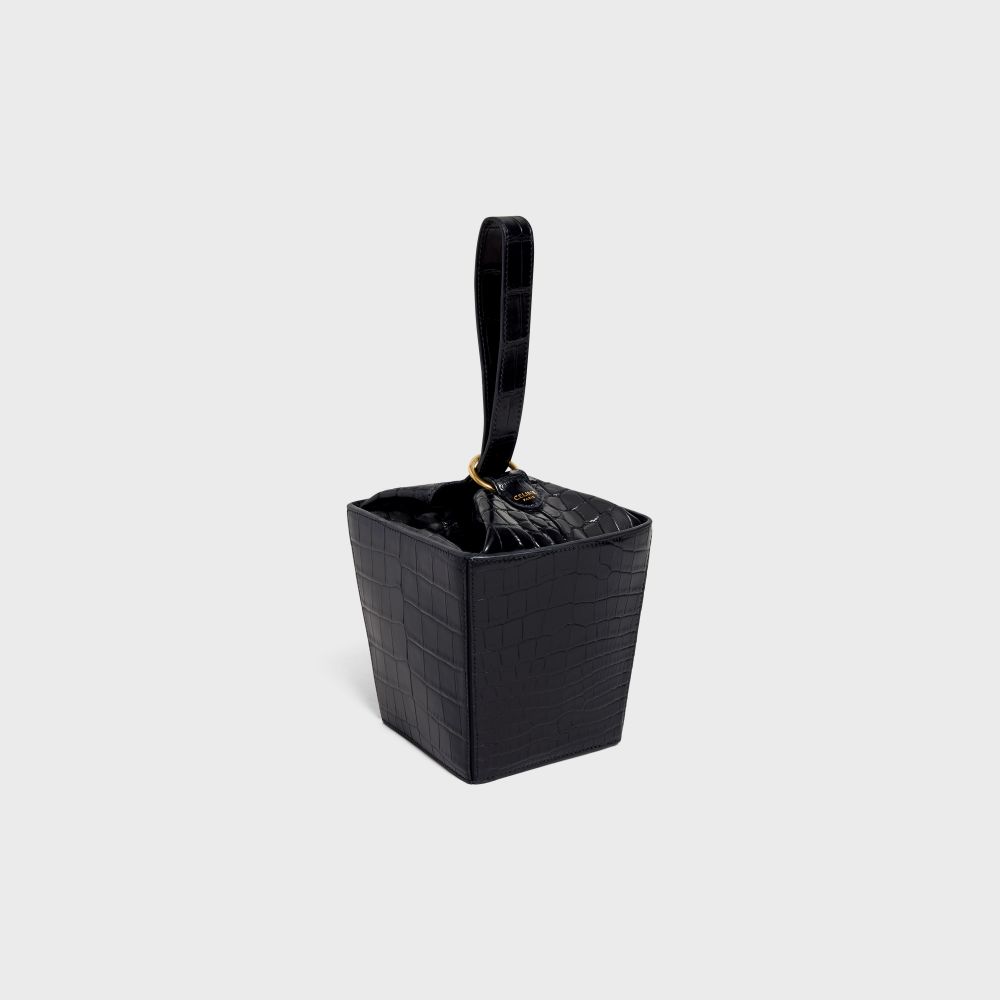 STRAP BOX IN CROCODILE BLACK | 售價：HK$ 120,000