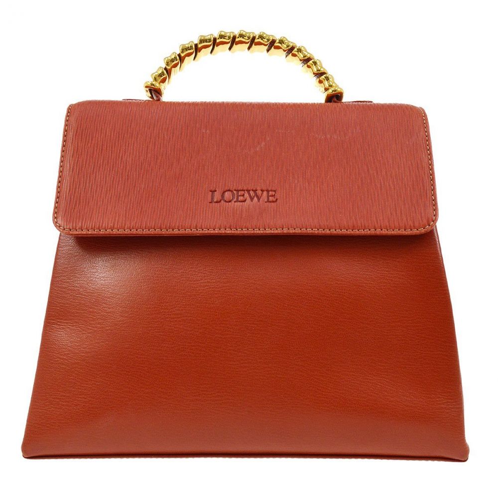 LOEWE VELAZQUEZ 2WAY HAND BAG VERMILION COMBI LEATHER｜¥108,000／22cm×24cm×9cm