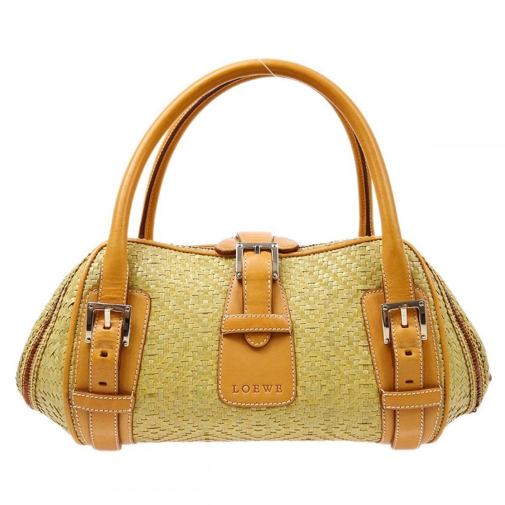 LOEWE HAND BASKET BAG BEIGE BROWN｜¥39,800／25.5 x 14.5 x 13 cm