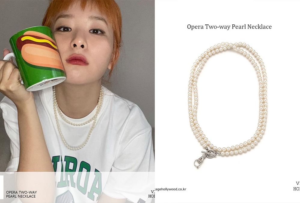 Opera Two－way Pearl Necklace｜₩108,000
