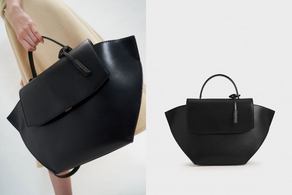 Studded Top Handle Bag - Black - 原價：HK$669｜現售：HK$529  (21% OFF)