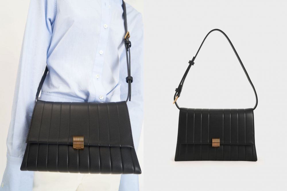 Panelled Crossbody Bag - Black－原價：HK$569｜現售：HK$449  (21% OFF)
