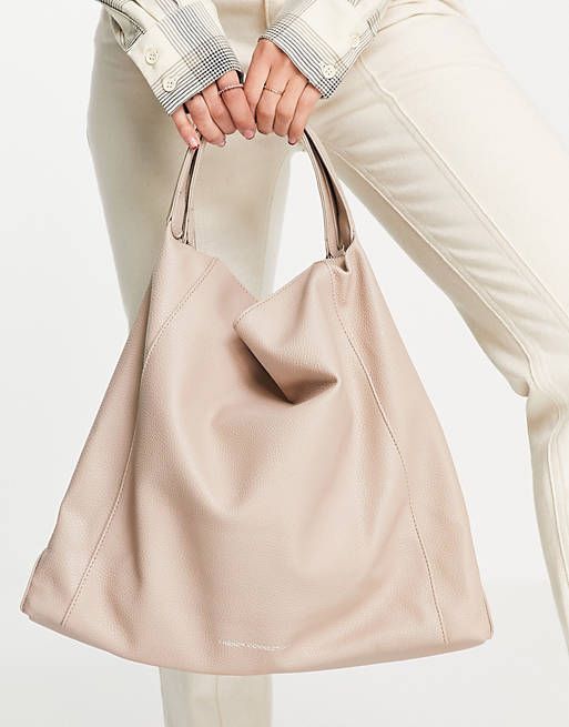 French connection square tote bag in cream and coral原價 HKD$952.38  現價HKD$380.95 (-60%)