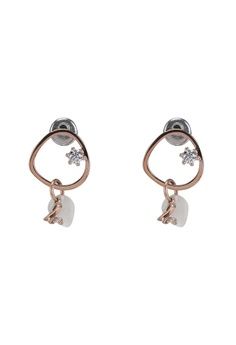 agnès b. Aqua Moonstone Circle Earrings HK$ 890（買2件額外7折；買3件額外65折）