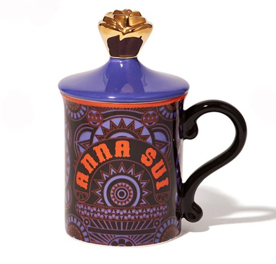 ANNA SUI Mug store with lid Pink｜¥2,200