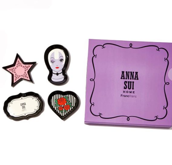 ANNA SUI mini plate set｜¥3,000