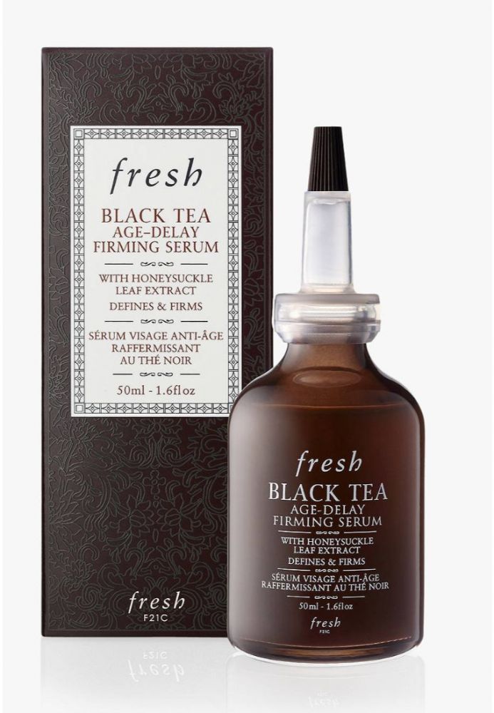 Fresh - Black Tea Age-Delay Firming Serum 50ml 原價 HK$ 1,027 | 現售 HK$ 680 |  購滿HK$ 450可輸入優惠碼20BEAUMIX，即享額外8折
