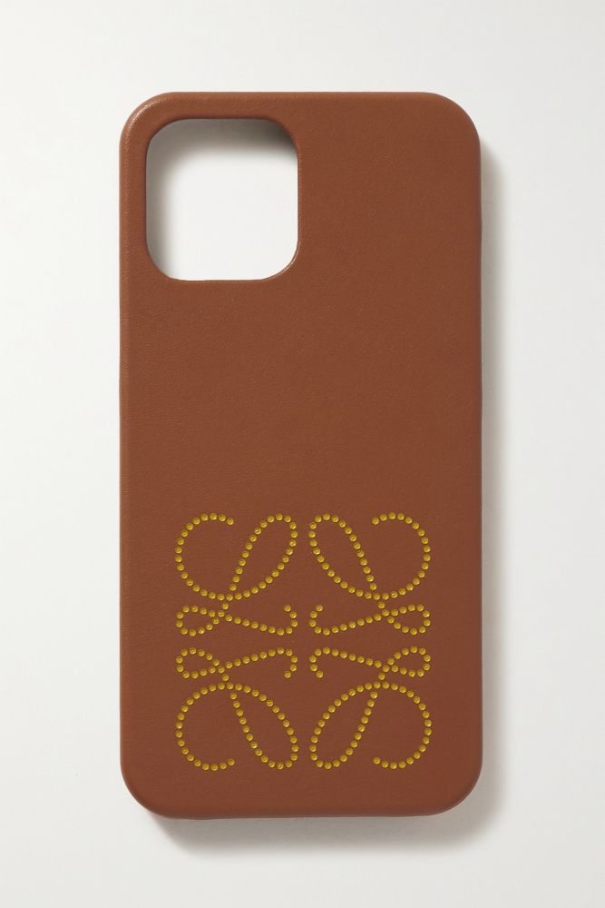 LOEWE - Printed leather iPhone 12 Pro Max phone case |  售價：HK$3,150